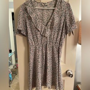 Show Me Your MuMu Floral Pink and Green Dress